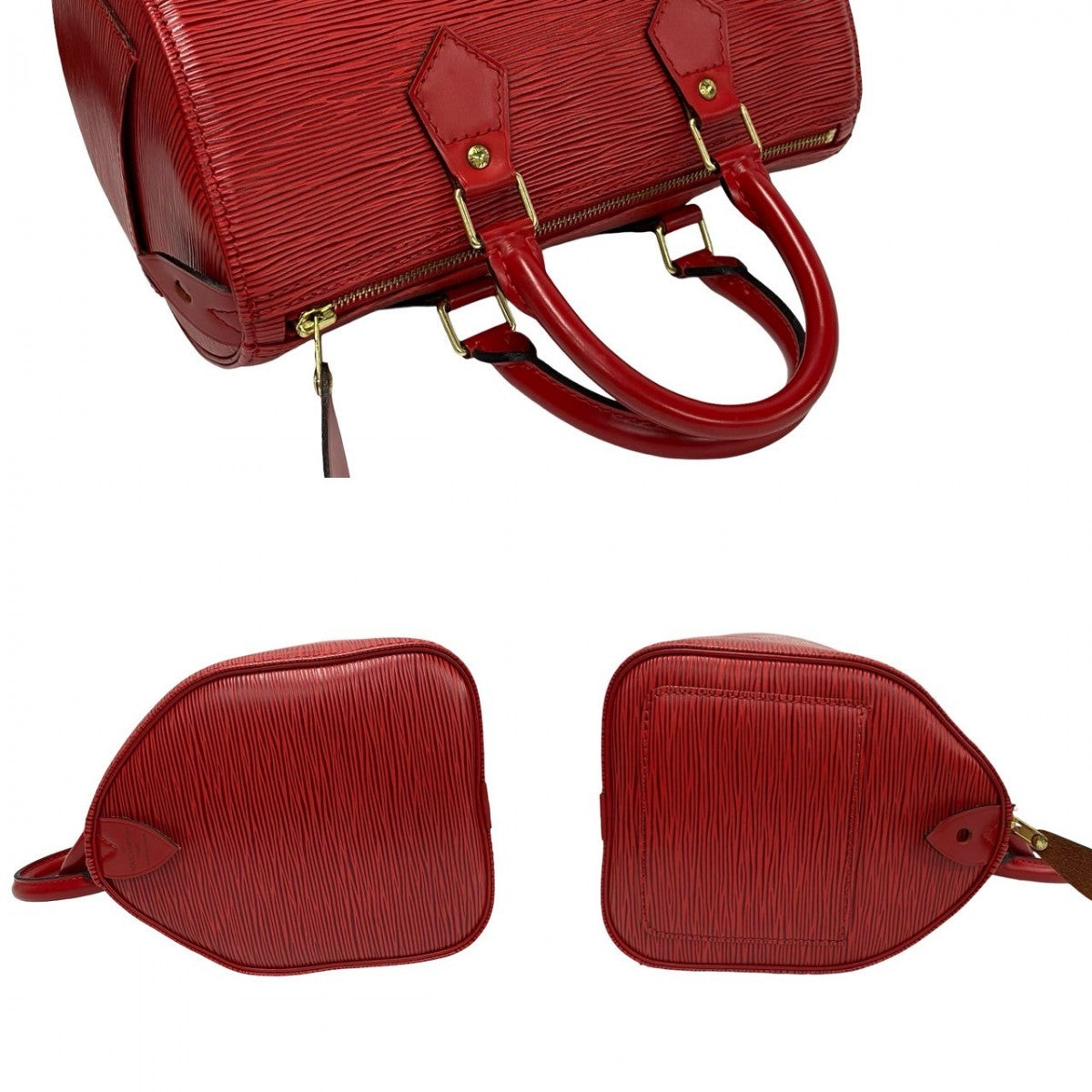LOUIS VUITTON Handbag M43017 leather Red Epi Speedy 25