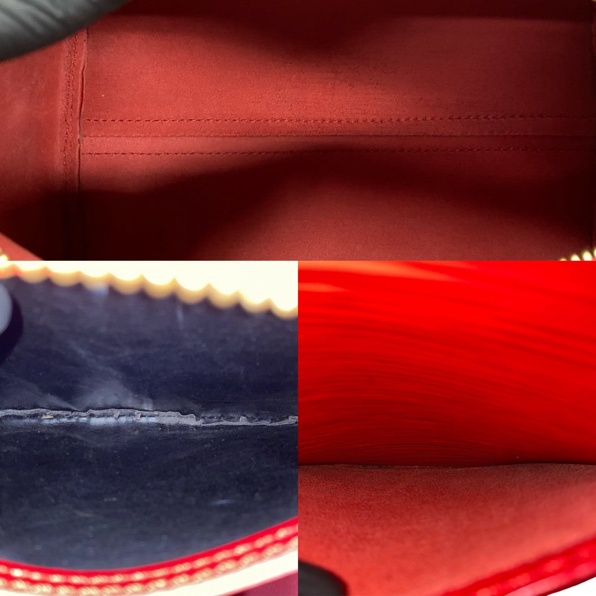 LOUIS VUITTON Handbag M43017 leather Red Epi Speedy 25