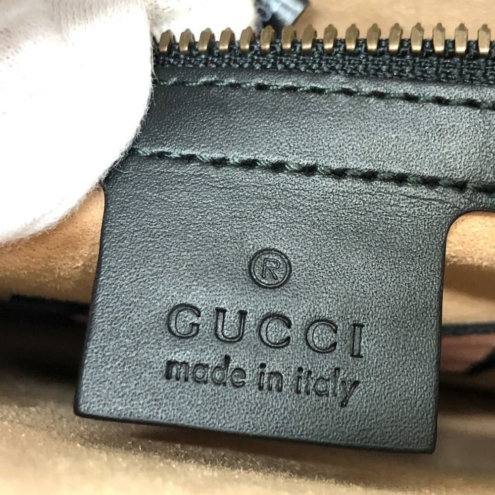GUCCI Shoulder Bag 429004 leather black ghost