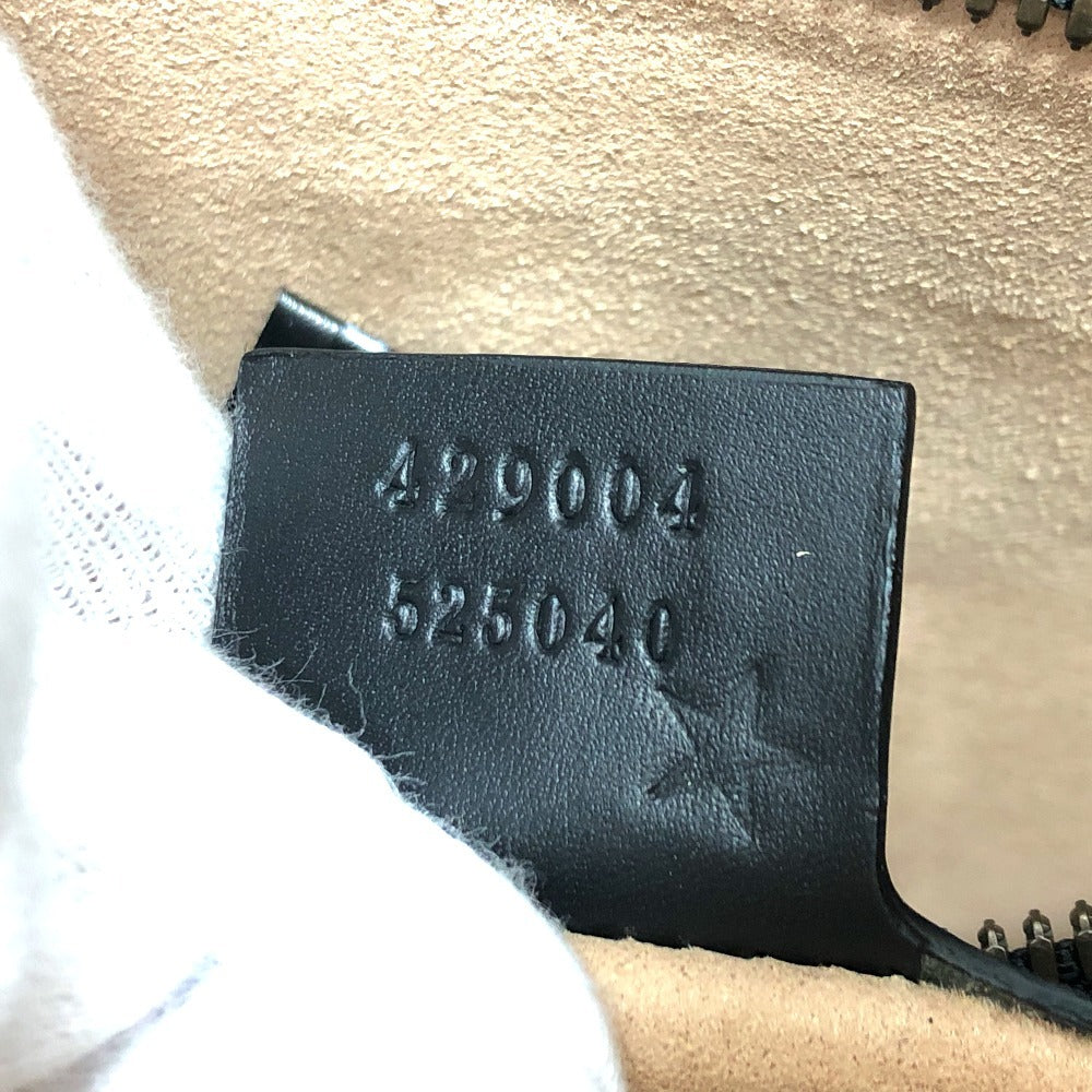GUCCI Shoulder Bag 429004 leather black ghost