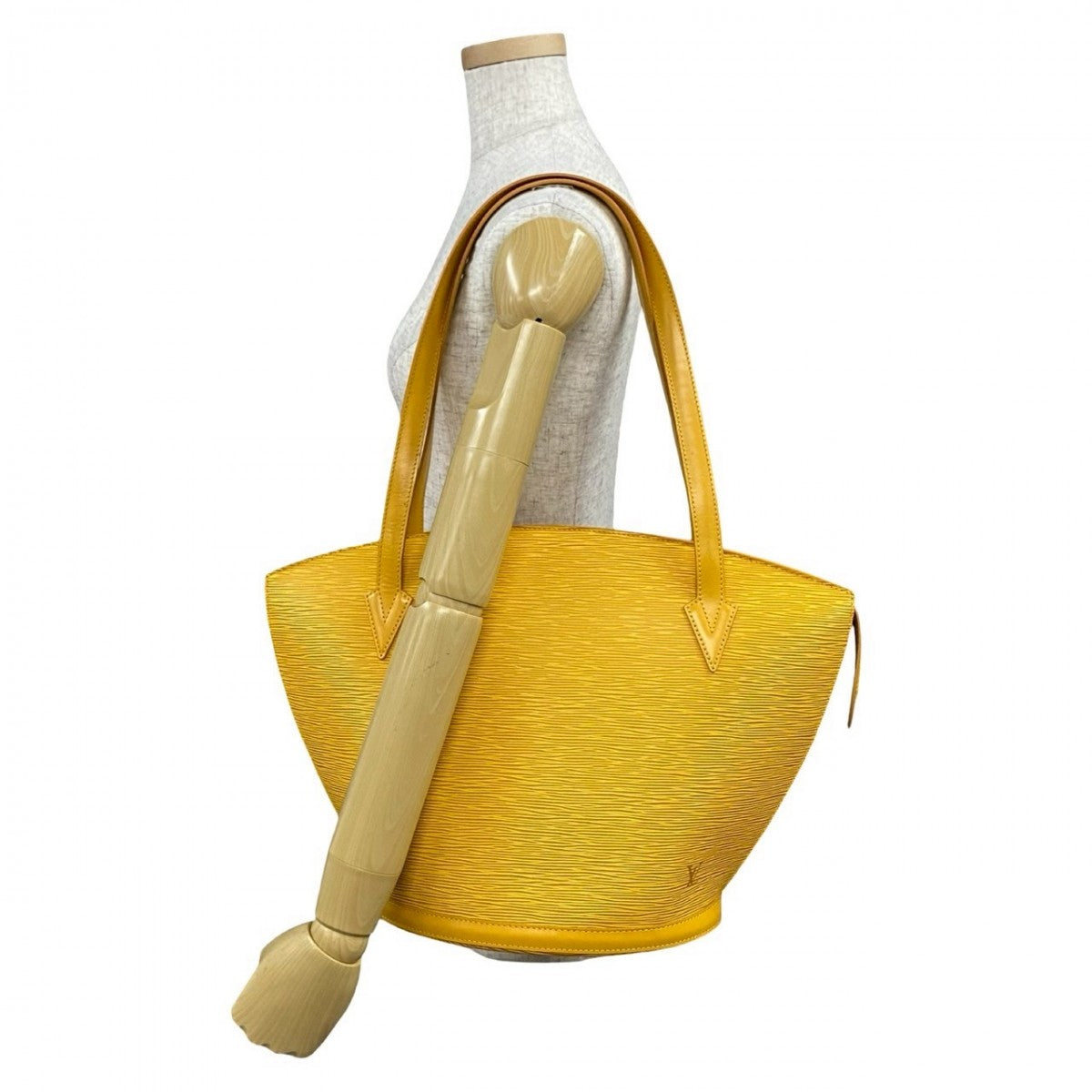 LOUIS VUITTON Tote Bag M52269 Epi Leather yellow Epi Sunjack shopping Women Used Authentic