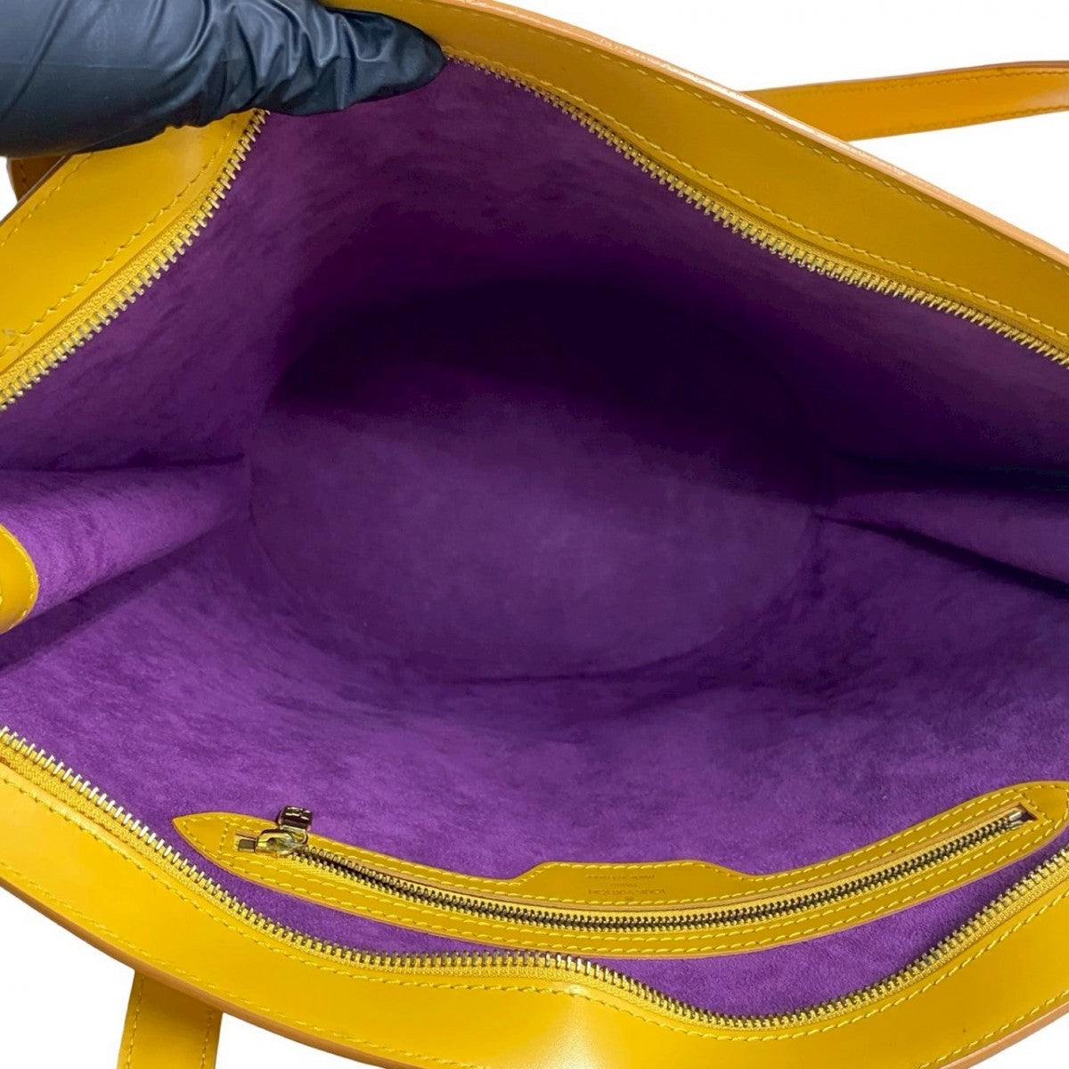 LOUIS VUITTON Tote Bag M52269 Epi Leather yellow Epi Sunjack shopping Women Used Authentic