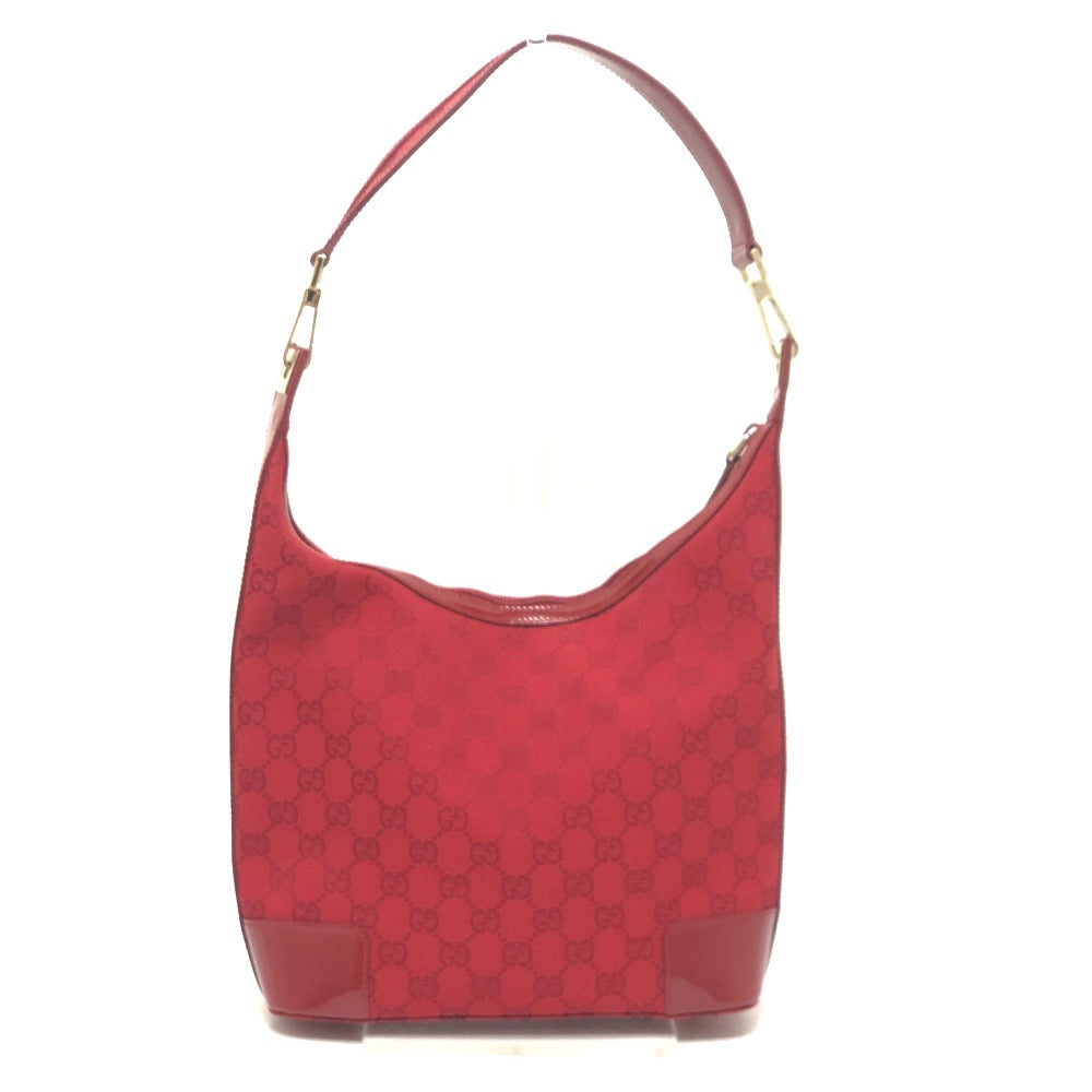 GUCCI Shoulder Bag 002058 GG canvas Red GG canvas