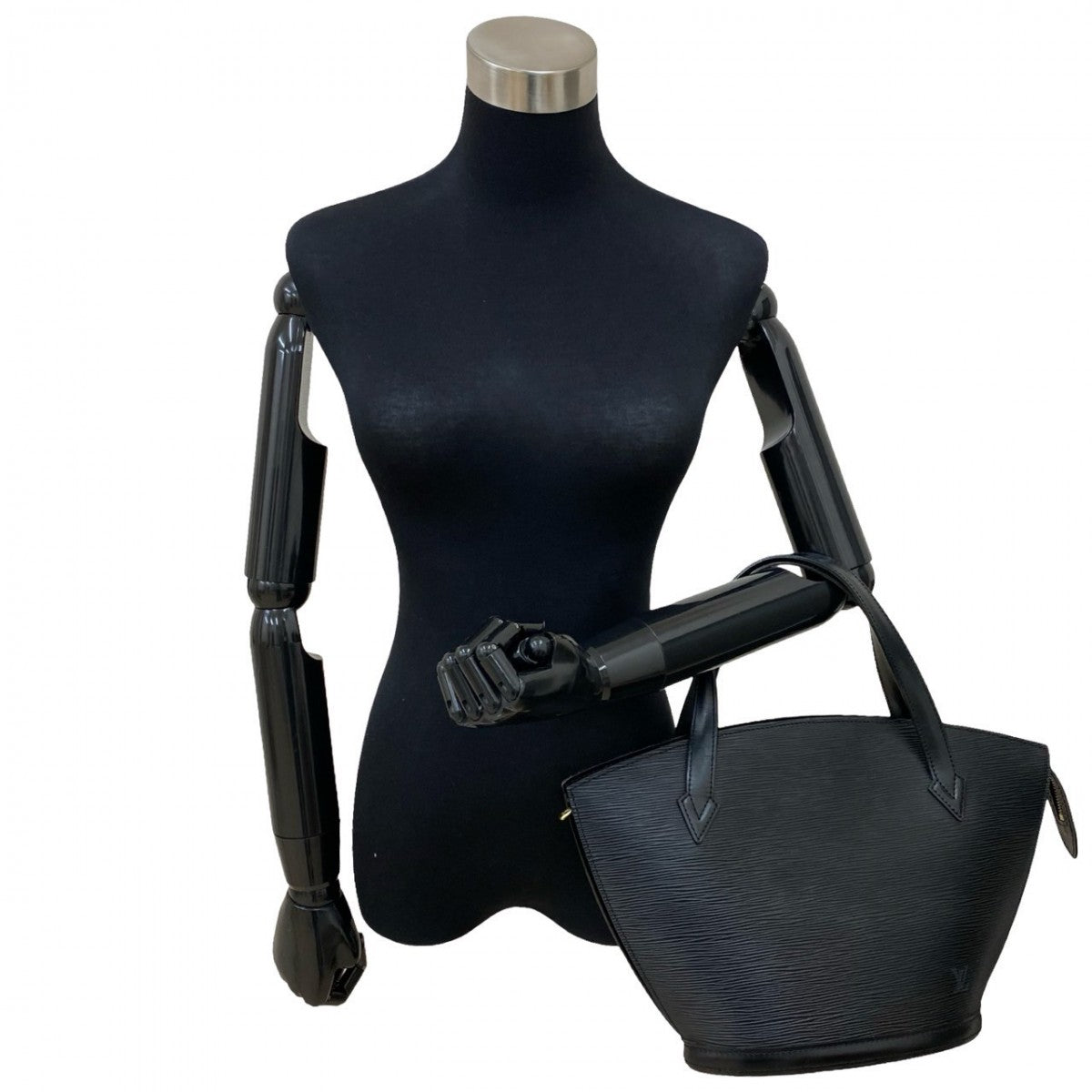 LOUIS VUITTON Handbag M52272 Epi Leather black Epi Sun jack Women Used Authentic