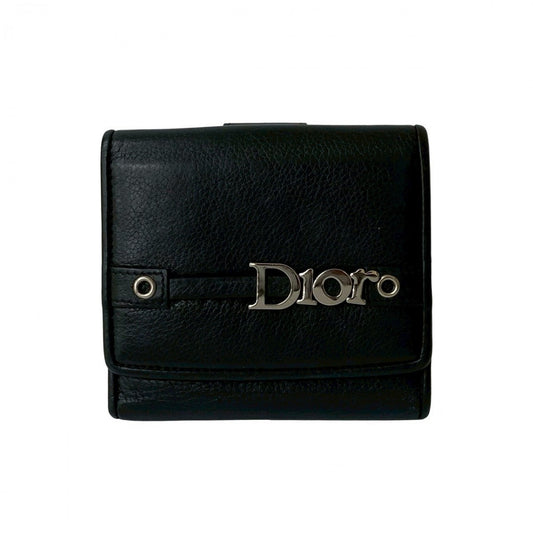 Dior Bifold Wallet leather black