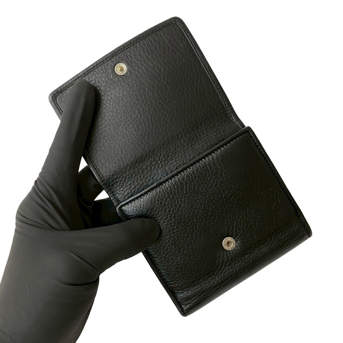 Dior Bifold Wallet leather black