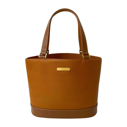 BURBERRY Handbag leather Brown