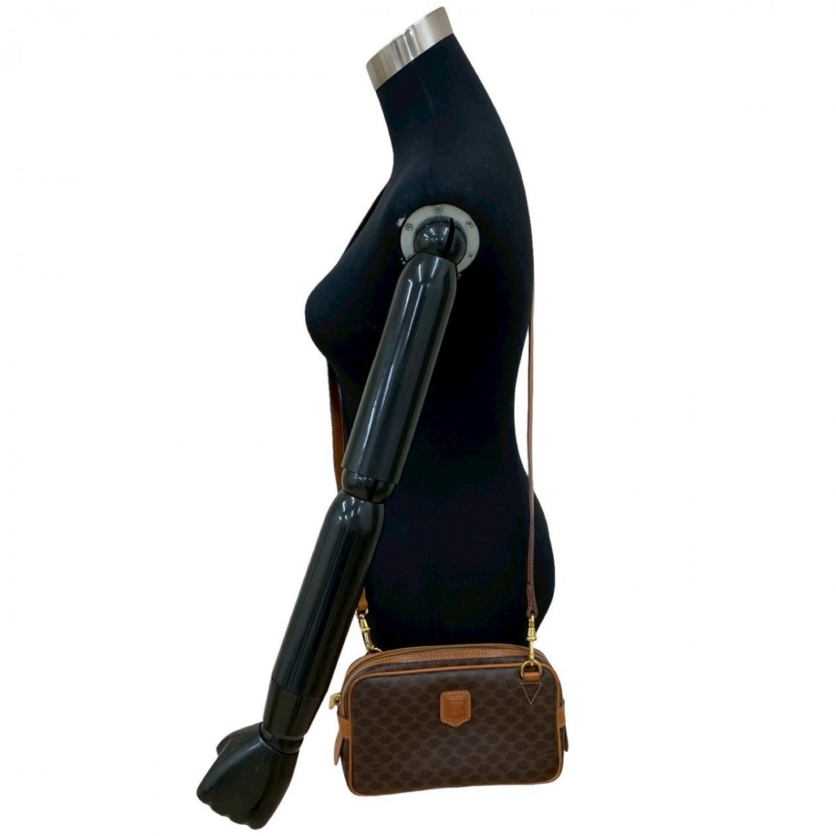 CELINE Shoulder Bag leather Brown