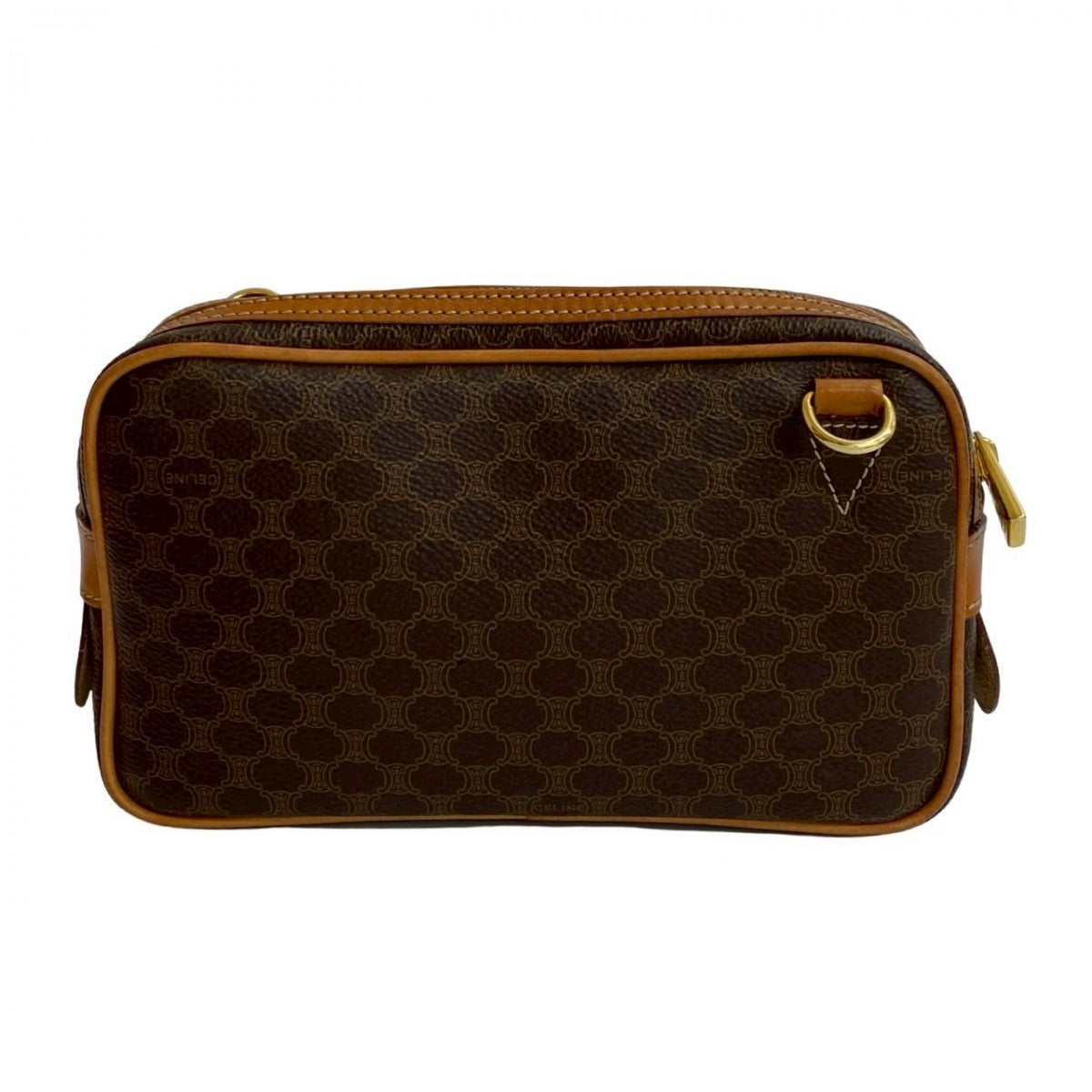 CELINE Shoulder Bag leather Brown