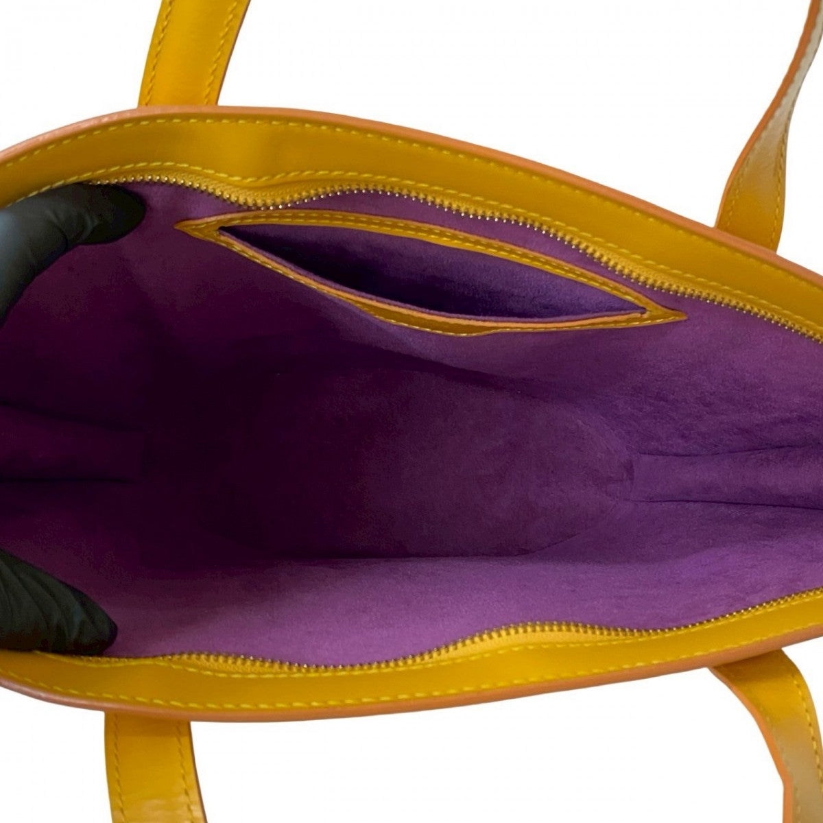 LOUIS VUITTON Handbag M52279 Epi Leather yellow Epi Sun jack Women Used Authentic