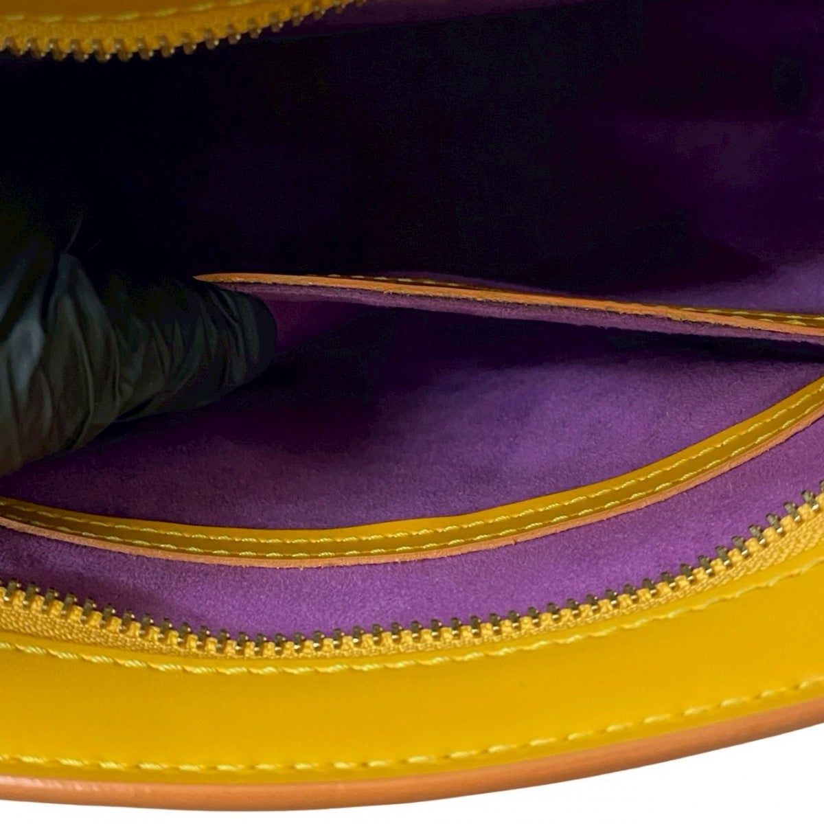 LOUIS VUITTON Handbag M52279 Epi Leather yellow Epi Sun jack Women Used Authentic