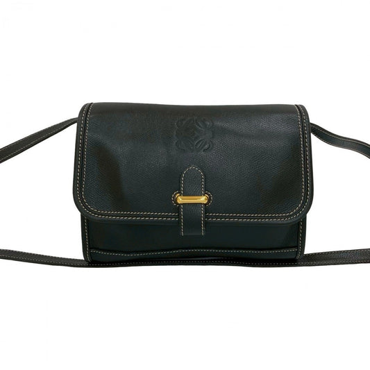 LOEWE Shoulder Bag leather black