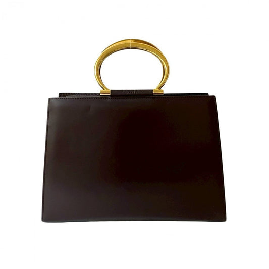 CELINE Handbag Calfskin Brown