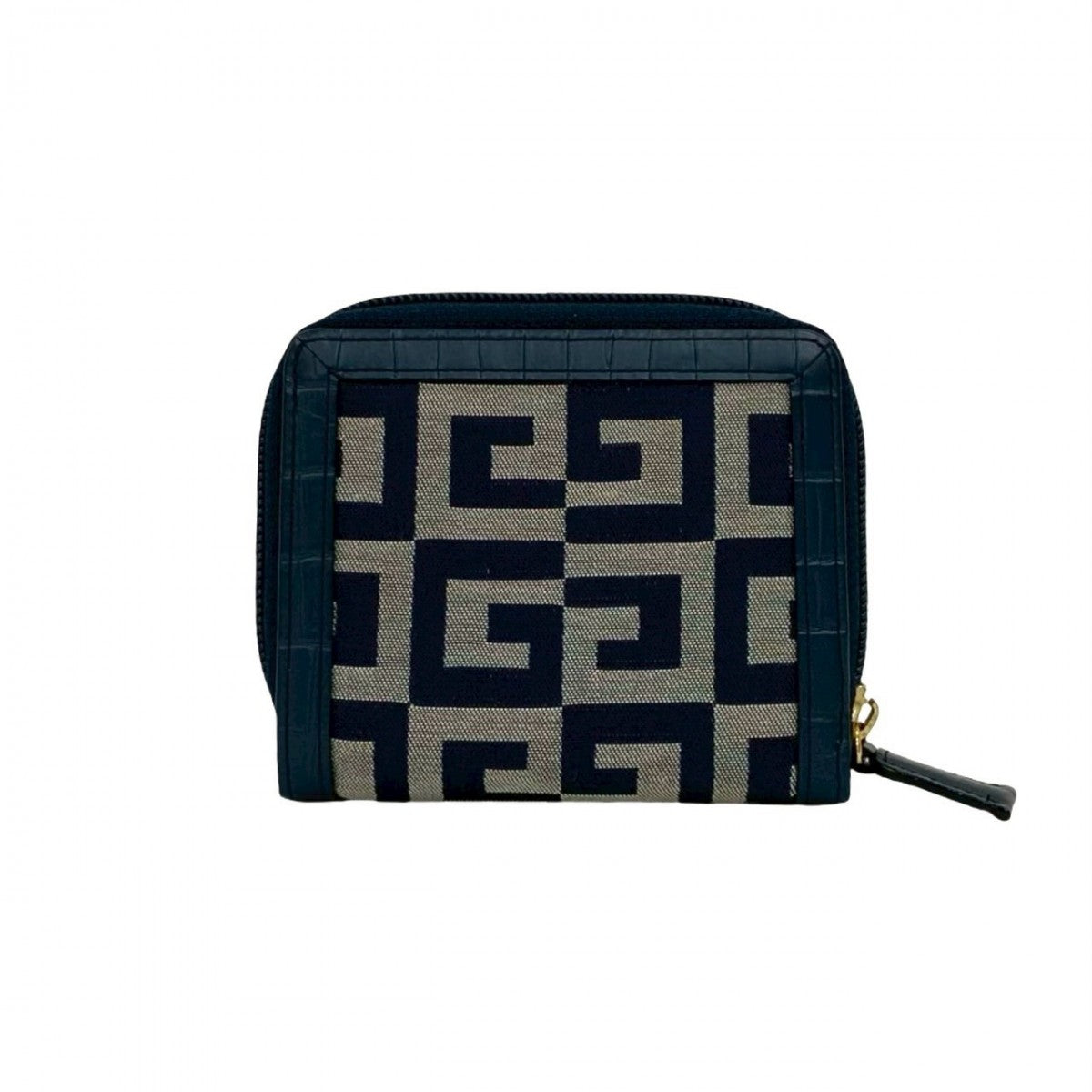 GIVENCHY Bifold Wallet leather Navy