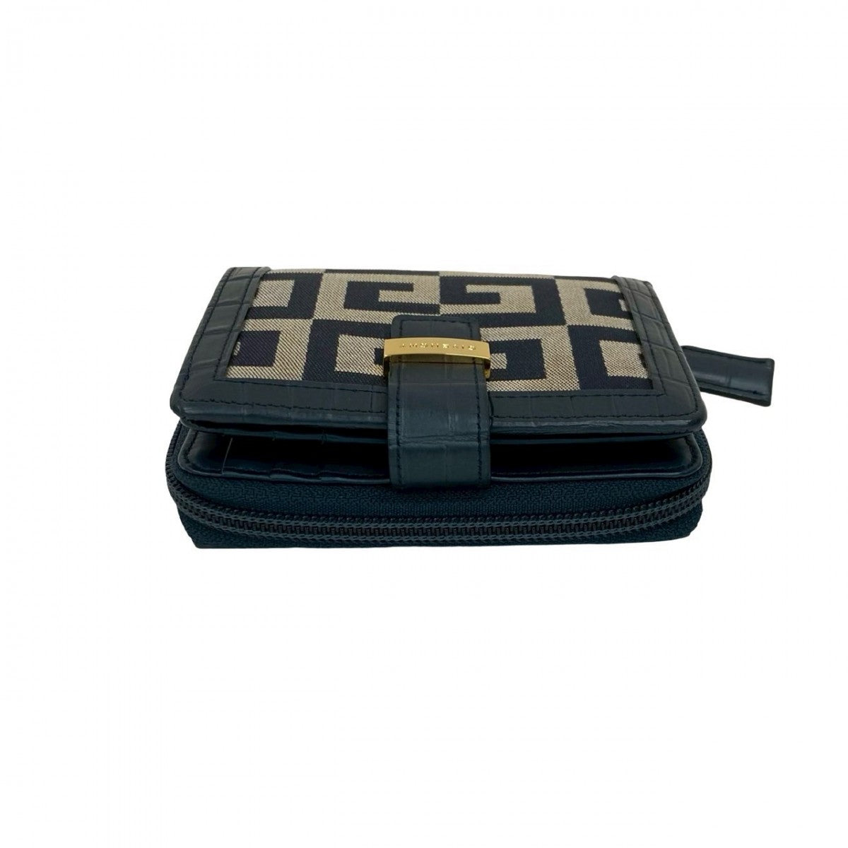 GIVENCHY Bifold Wallet leather Navy