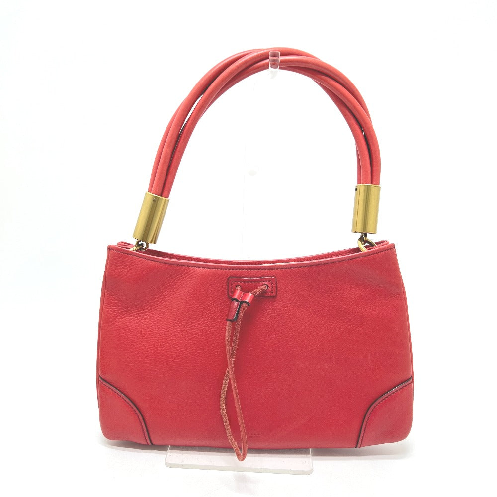 GUCCI Handbag 108964 leather Red logo