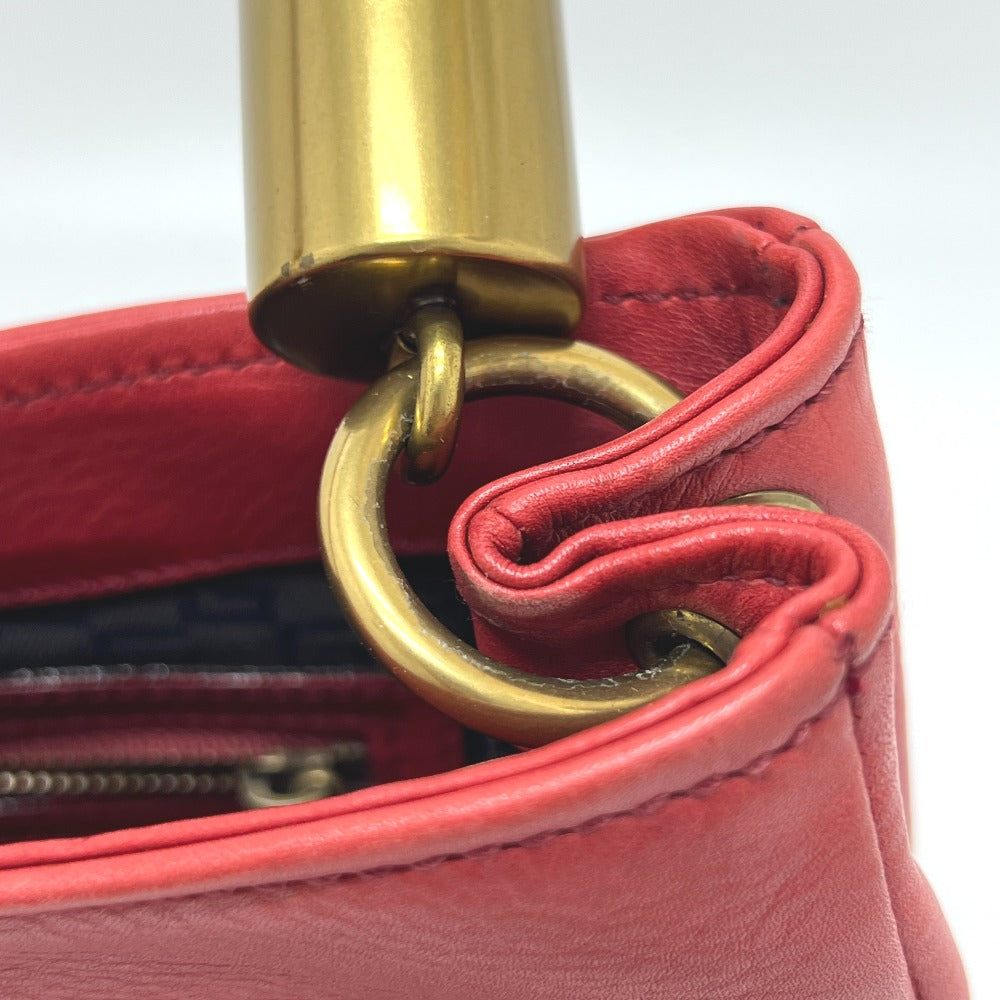 GUCCI Handbag 108964 leather Red logo