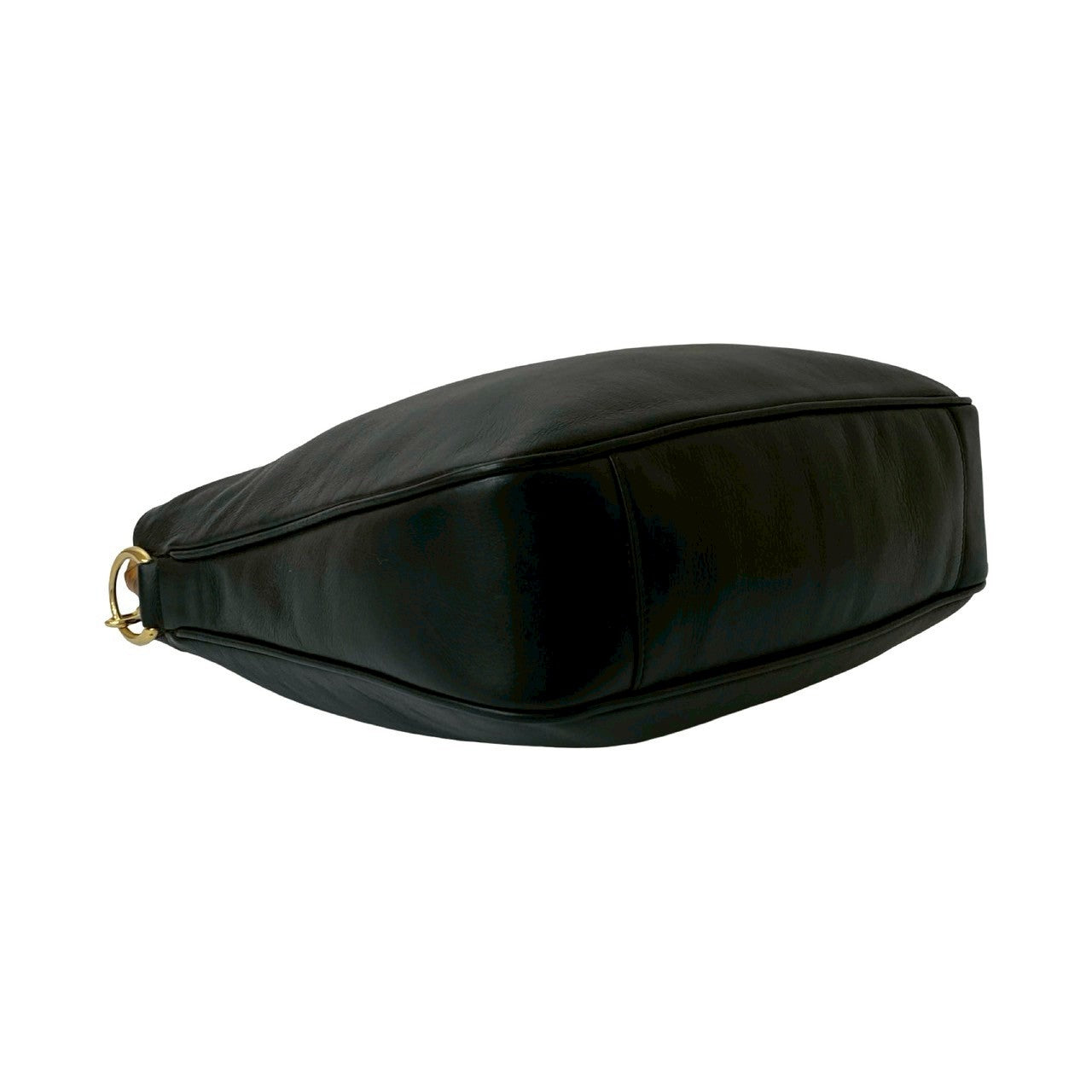 GUCCI Handbag leather black Bamboo