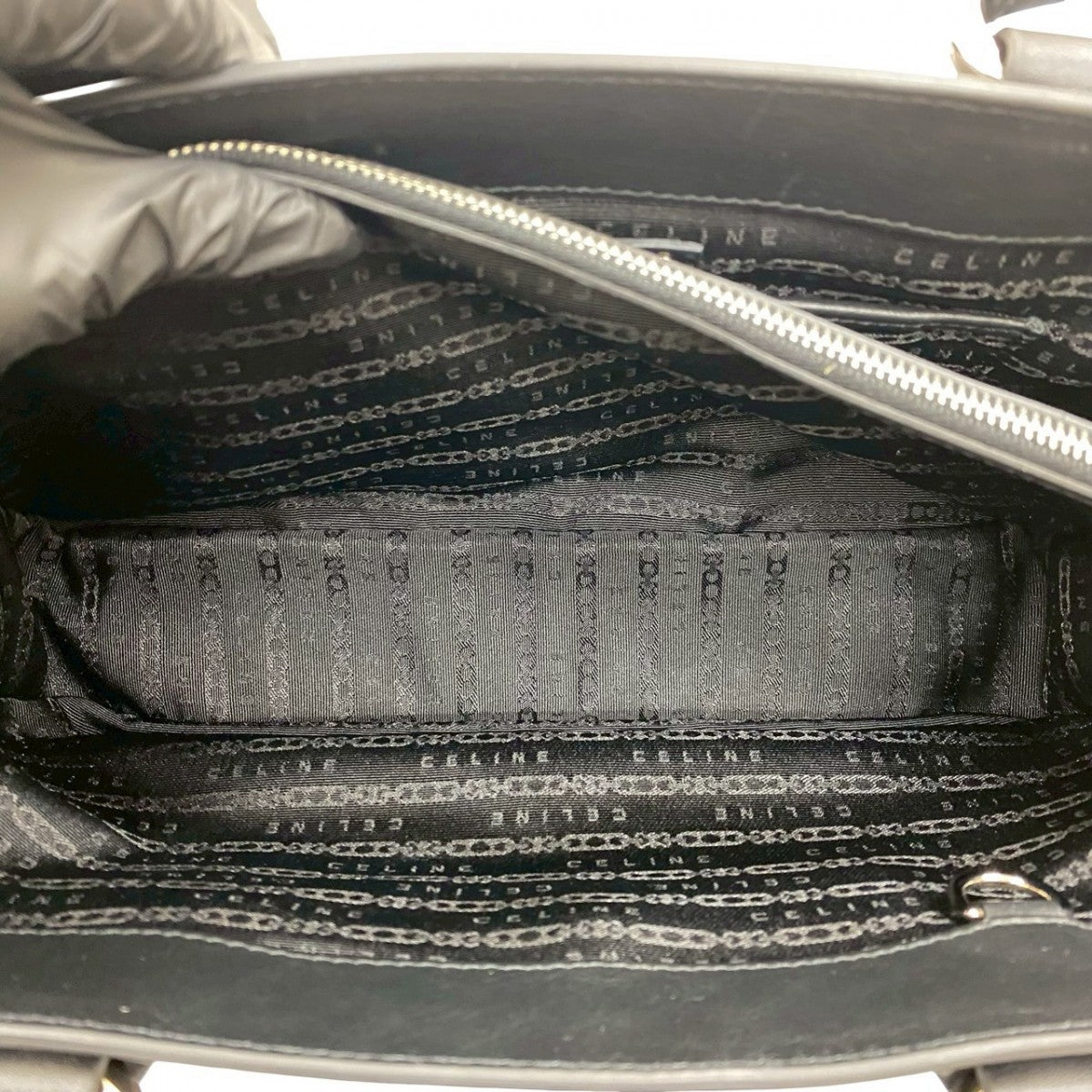 CELINE Handbag leather black Boogie bag