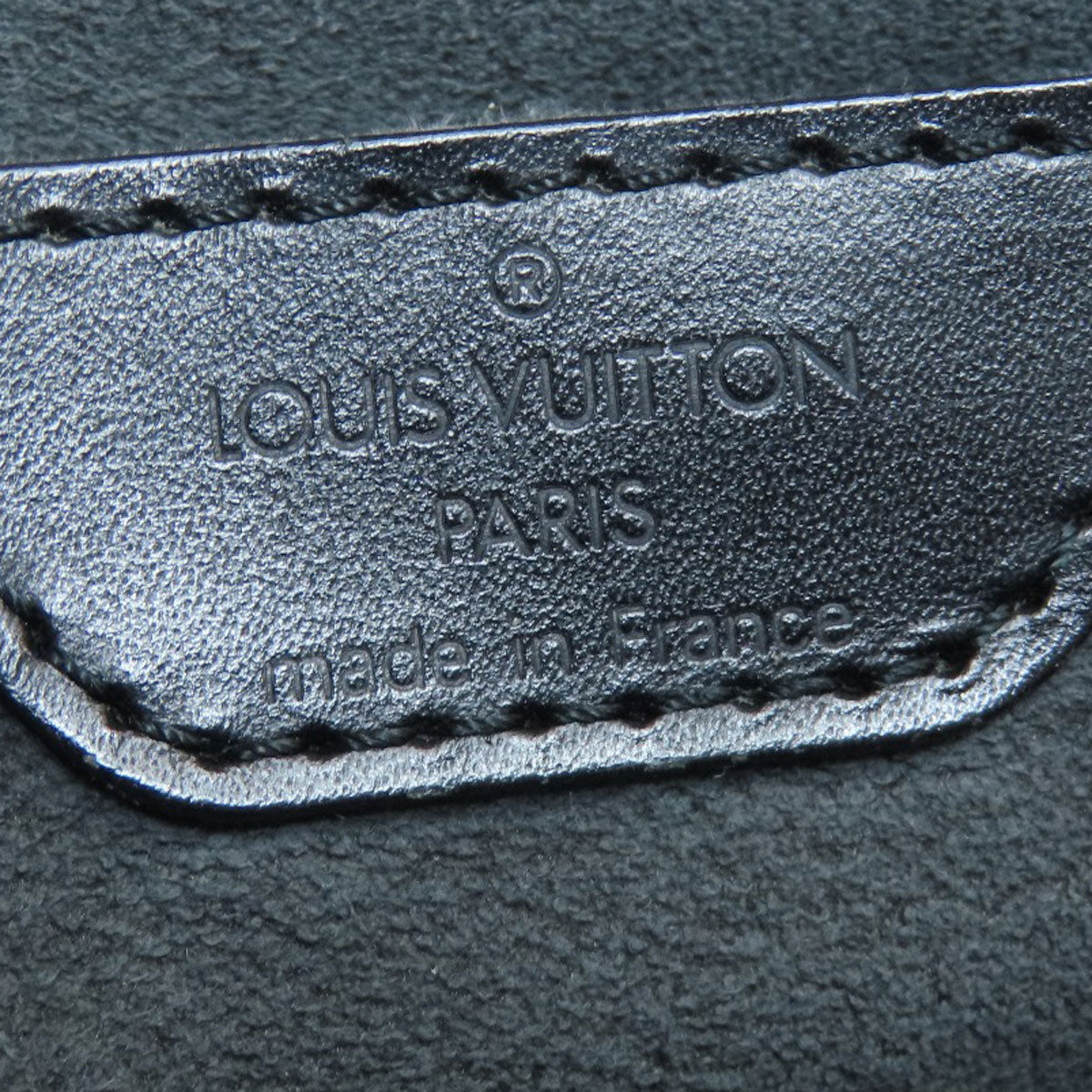 LOUIS VUITTON Tote Bag M52272 Epi black Saint Jacques PM Noir Women Used Authentic