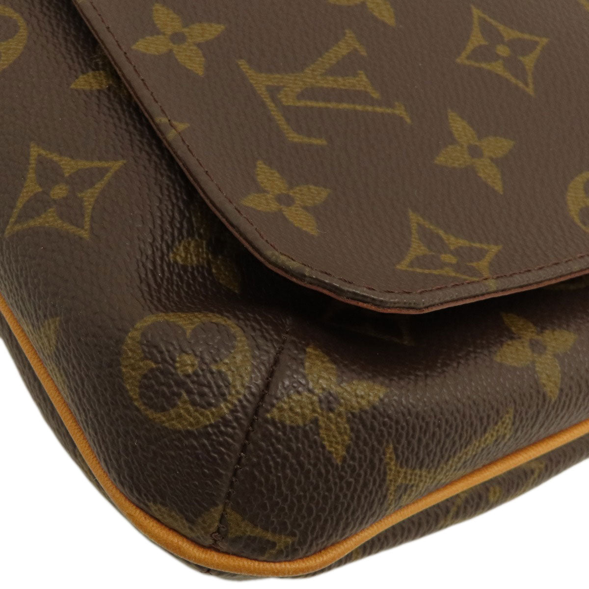 LOUIS VUITTON Shoulder Bag M51258 Monogram canvas Brown Musette Salsa Short Monogram Women Used Authentic