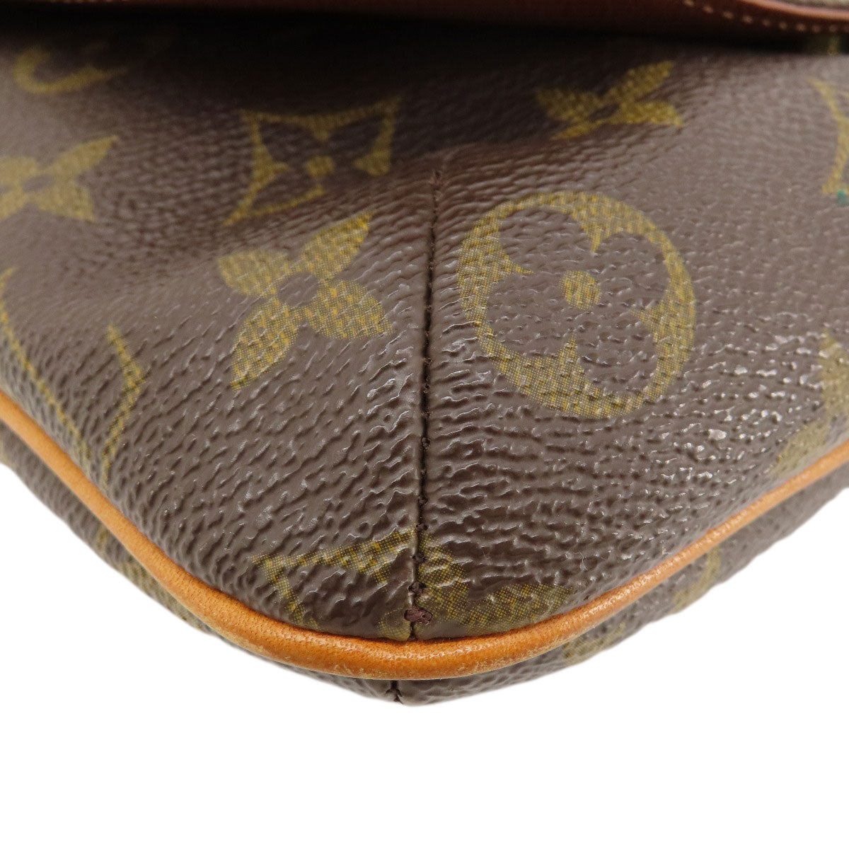 LOUIS VUITTON Shoulder Bag M51258 Monogram canvas Brown Musette salsa short Women Used Authentic