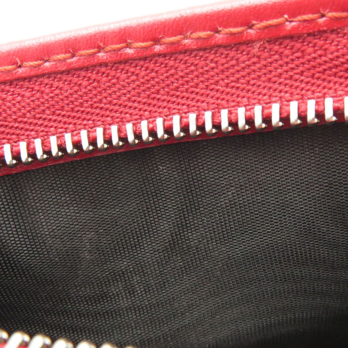 GUCCI Bifold Wallet 465859 Calfskin Red chinese new year Women Used Authentic