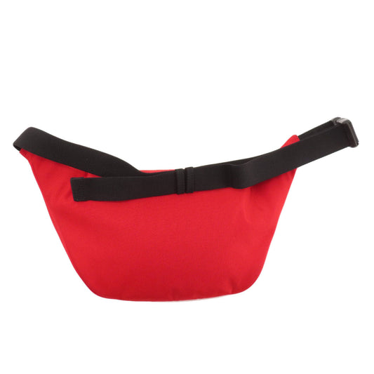 BALENCIAGA Sling bag canvas Red logo Women Used Authentic