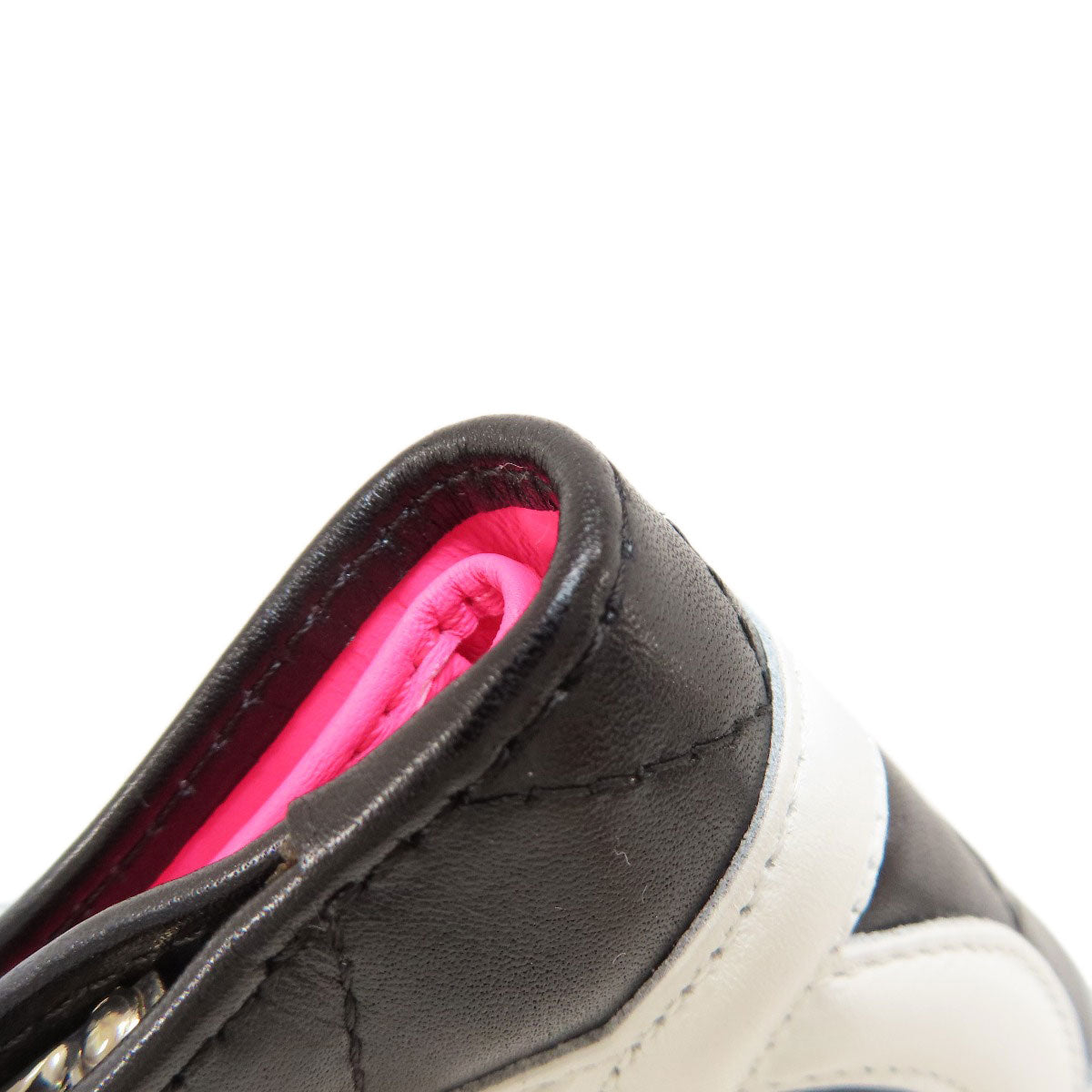 CHANEL Bifold Wallet Calfskin black Cambon Line SilverMetal