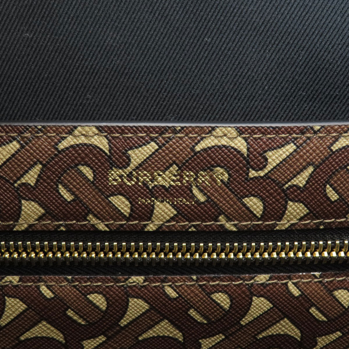 BURBERRY Tote Bag PVC, Leather Brown B logo Women Used Authentic