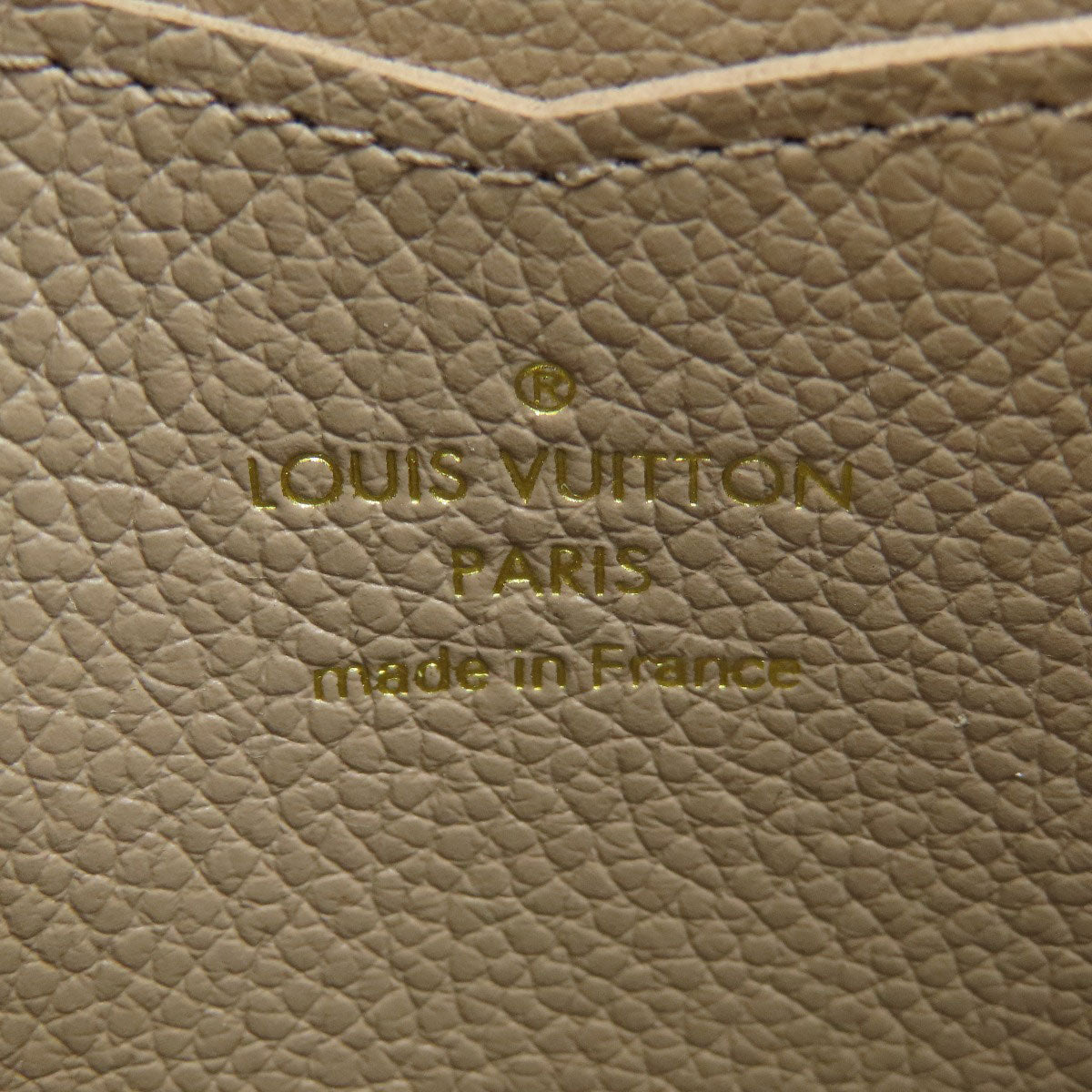 LOUIS VUITTON Coin case M68696 Ann Platt beige Zippy Coin Purse Tourterelle Women Used Authentic
