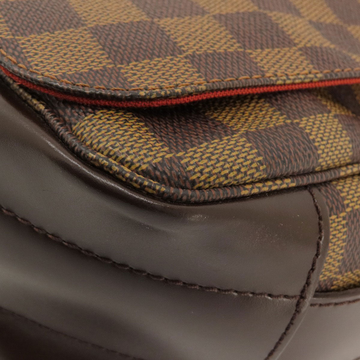 LOUIS VUITTON Shoulder Bag N45258 Damier canvas Brown Bastille Damier Ebene Women Used Authentic