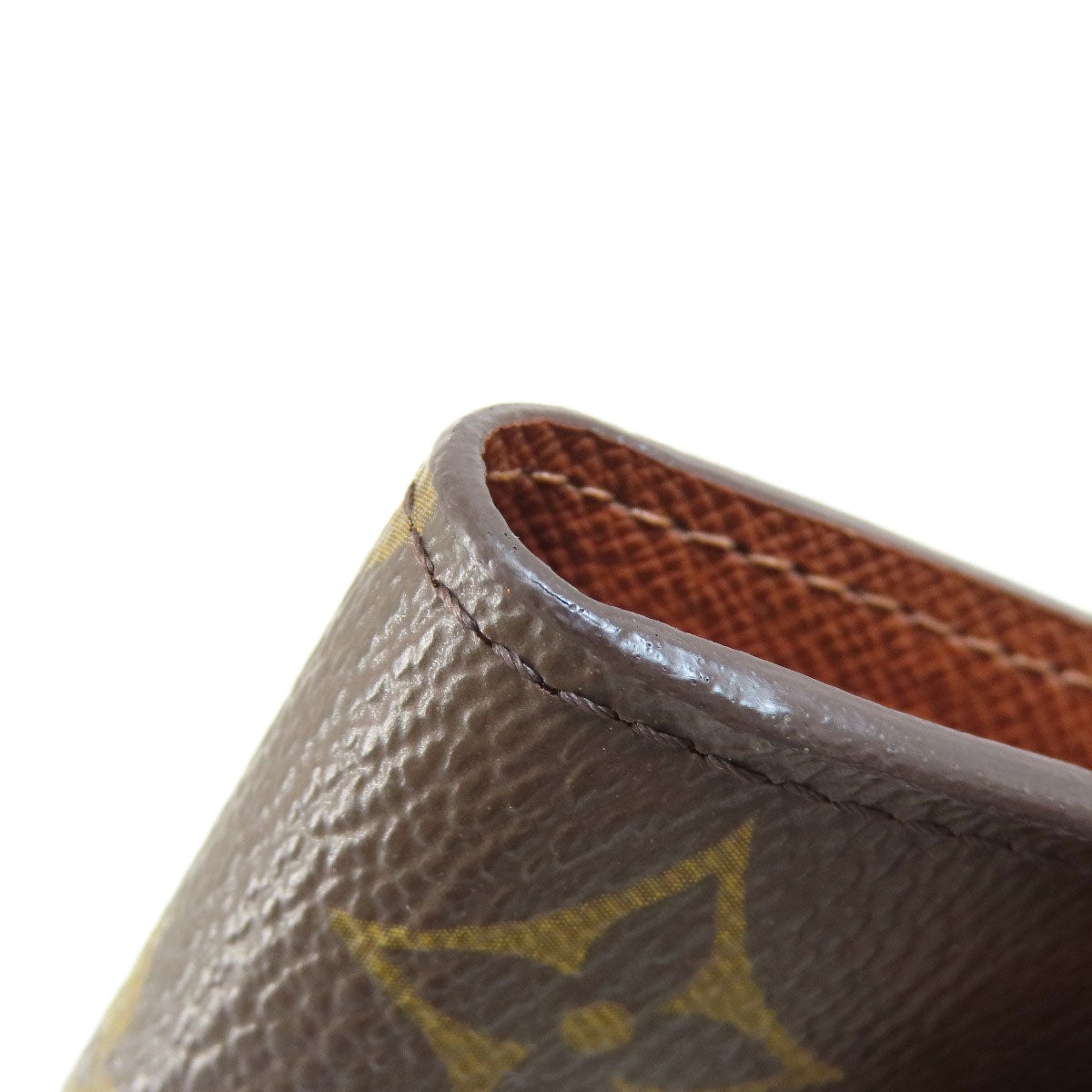 LOUIS VUITTON Bifold Wallet M60402 Monogram canvas Brown Portefeuille Anais Women Used Authentic
