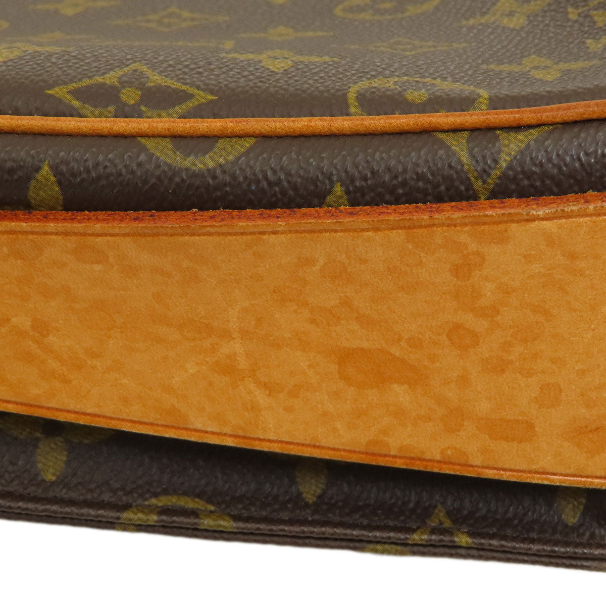 LOUIS VUITTON Shoulder Bag M51252 Monogram canvas Brown Cartouchiere monogram Women Used Authentic