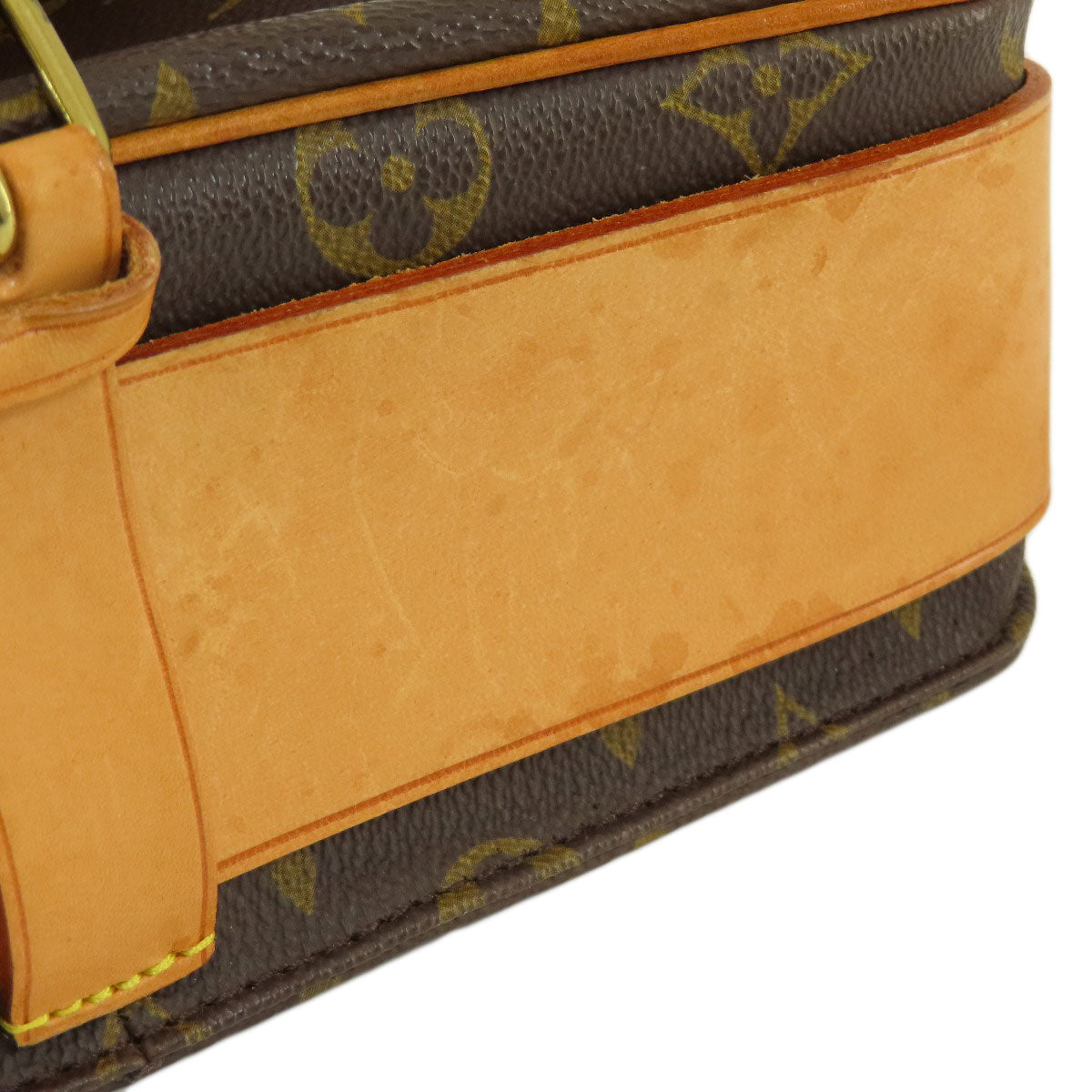 LOUIS VUITTON Shoulder Bag M51252 Monogram canvas Brown Cartouchiere monogram Women Used Authentic
