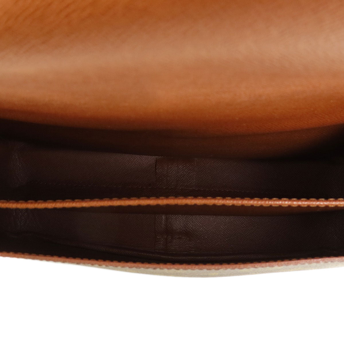 LOUIS VUITTON Shoulder Bag M51252 Monogram canvas Brown Cartouchiere monogram Women Used Authentic
