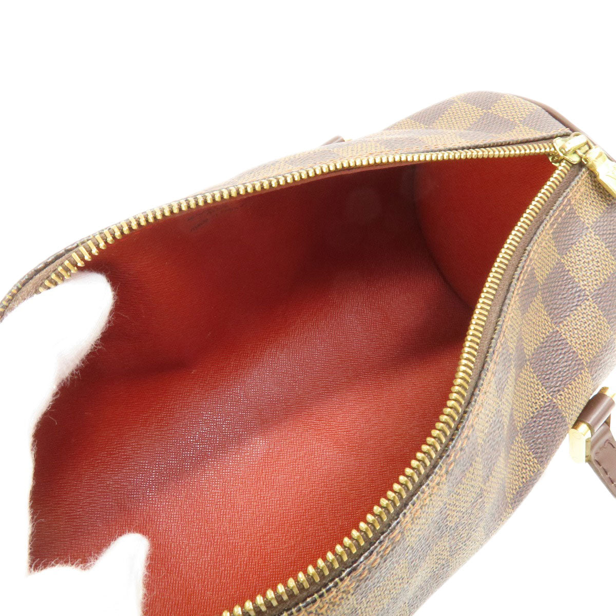 LOUIS VUITTON Handbag N51304 Damier canvas Brown Papillon 26 Damier Ebene Women Used Authentic