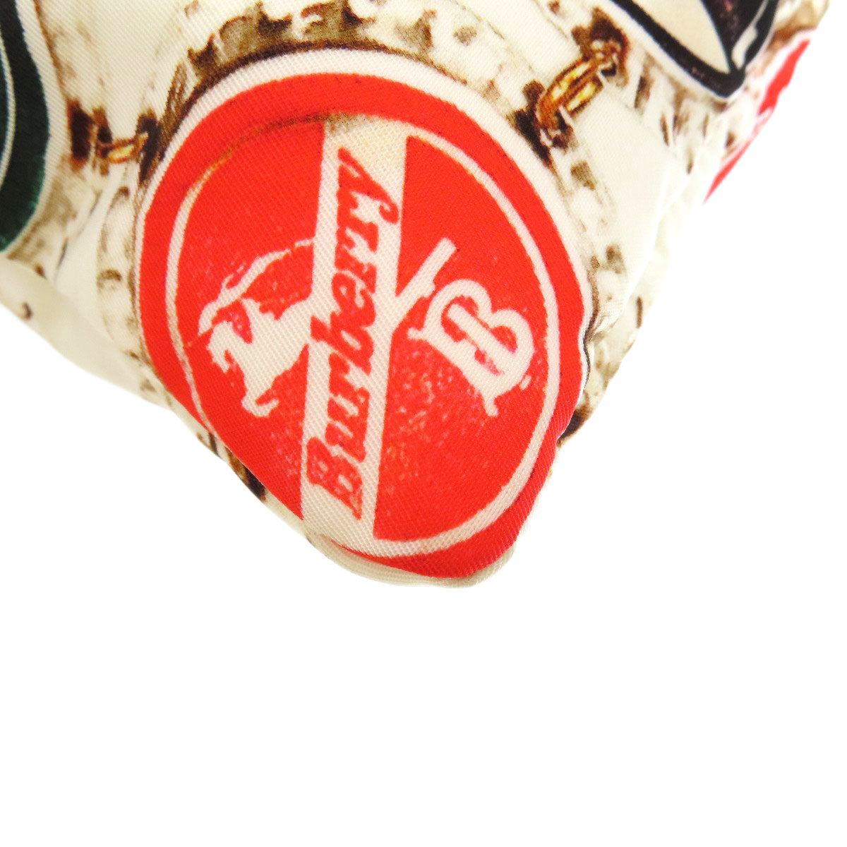 BURBERRY Tote Bag Nylon white Bottle Cap Print