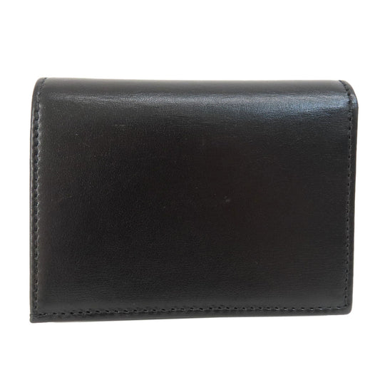 GUCCI Bifold Wallet 621887 leather black Horsebit Women Used Authentic