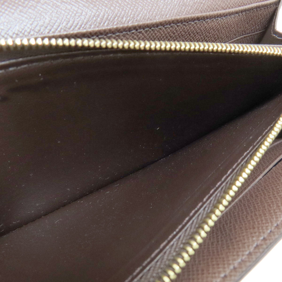 LOUIS VUITTON Long Wallet Purse N63209 Damier canvas Brown Portefeuille Sara