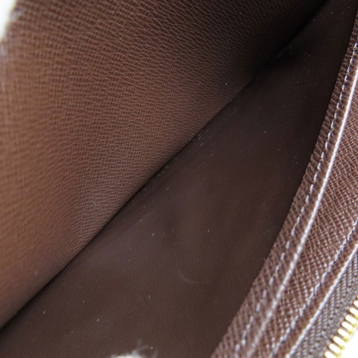 LOUIS VUITTON Long Wallet Purse N63209 Damier canvas Brown Portefeuille Sara