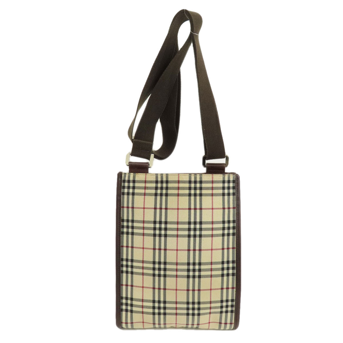 BURBERRY Shoulder Bag canvas beige Nova Check Women(Unisex) Used Authentic
