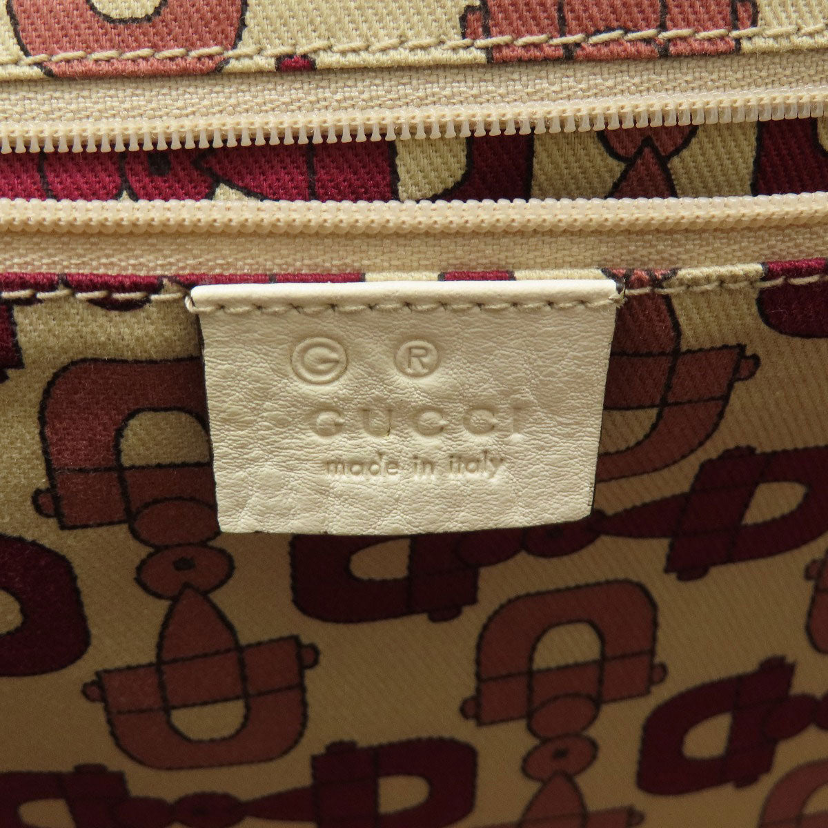 GUCCI Tote Bag 264216 Nylon canvas purple outlet Women Used Authentic