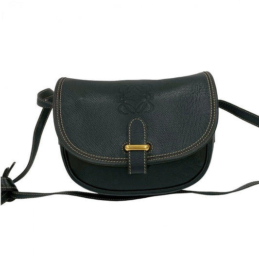 LOEWE Shoulder Bag leather black