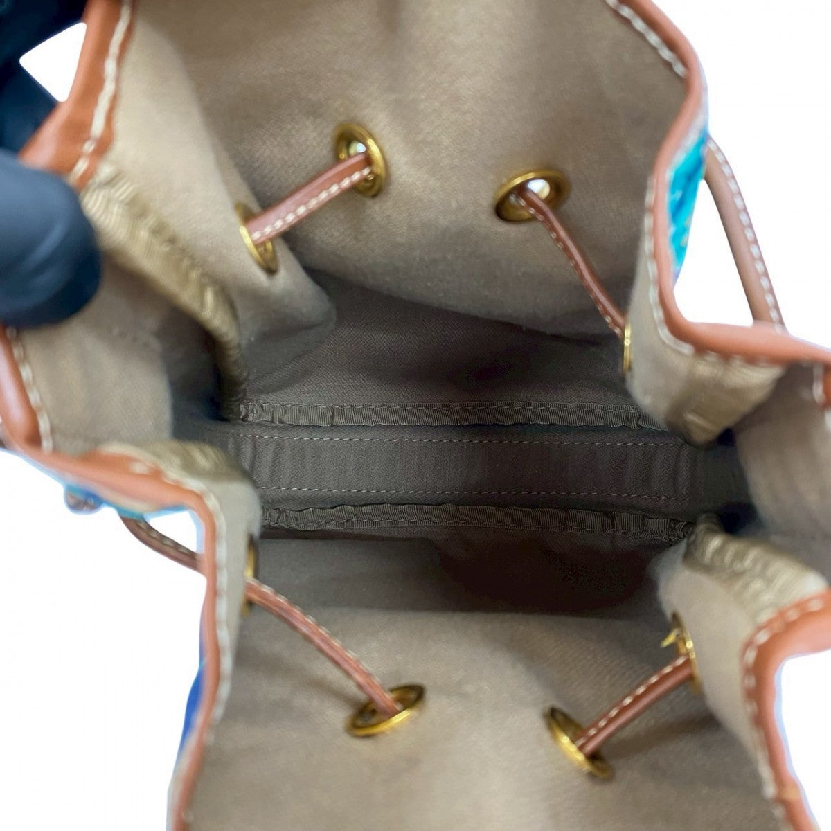 LOEWE Shoulder Bag canvas Navy