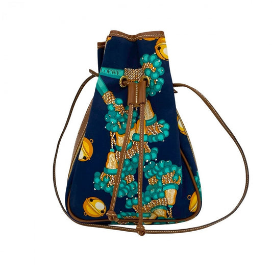 LOEWE Shoulder Bag canvas Navy