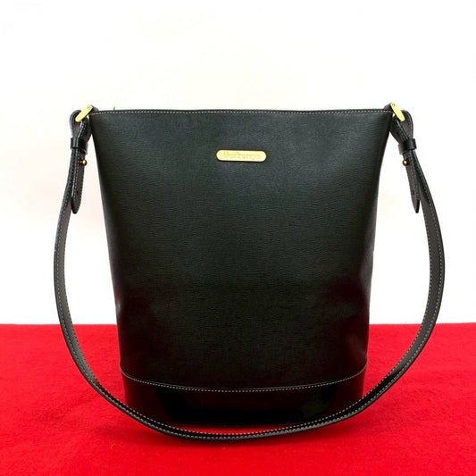 BURBERRY Shoulder Bag leather black