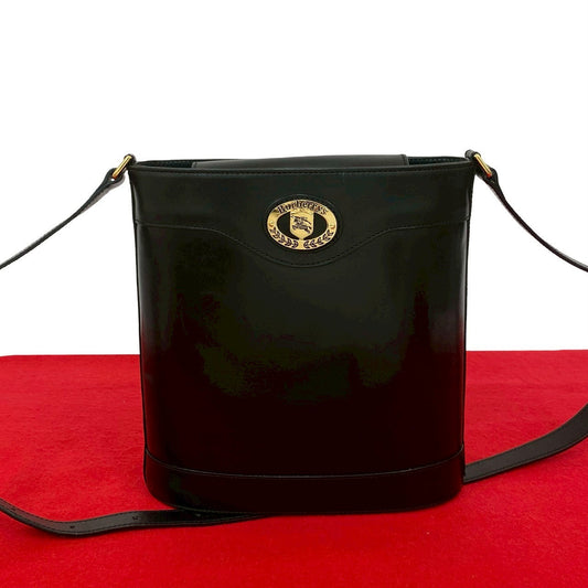 BURBERRY Shoulder Bag leather black