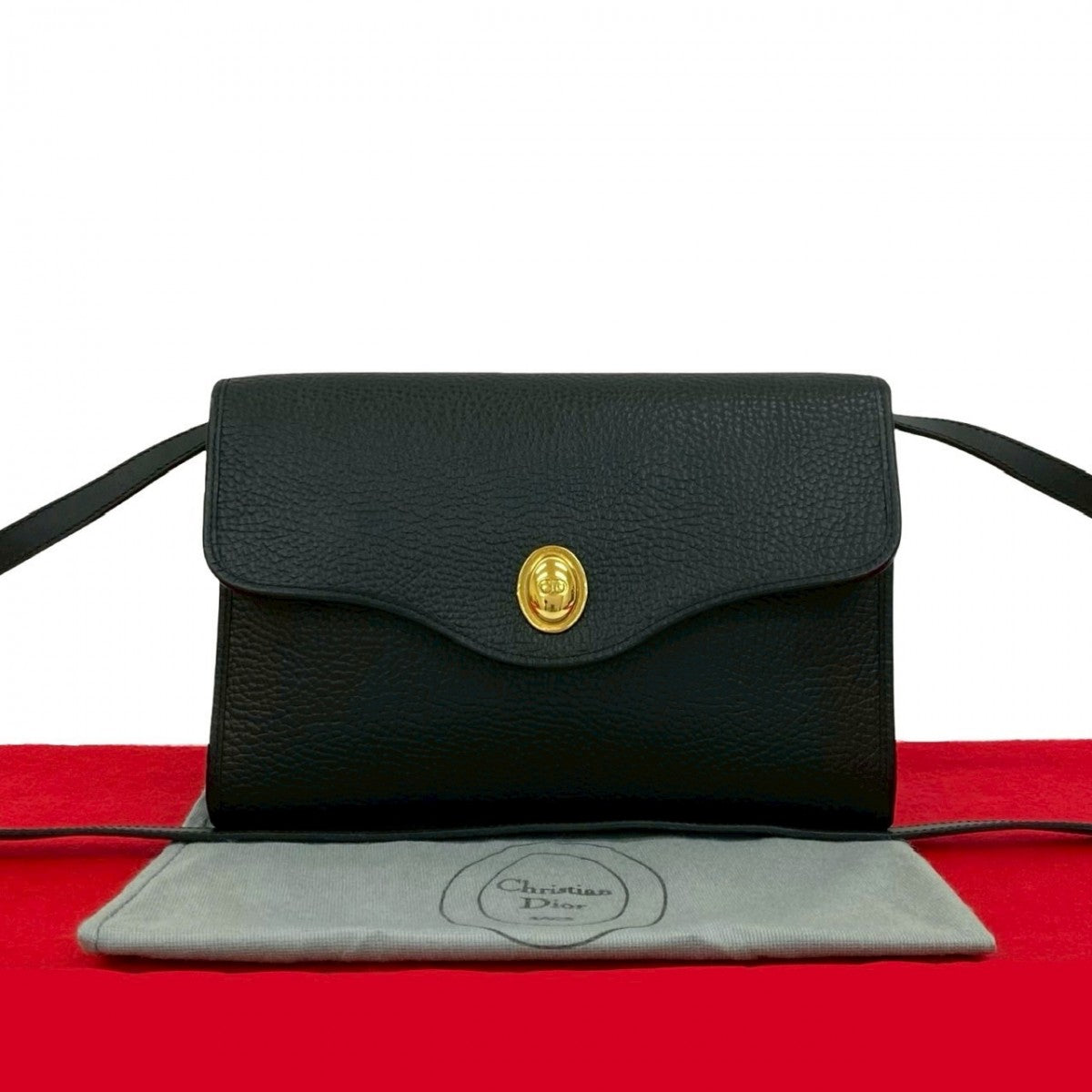 Dior Shoulder Bag leather black