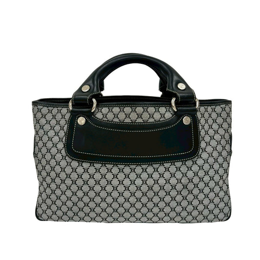 CELINE Handbag canvas black Boogie bag